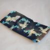blue swans print weighted eye pillow eco friendly