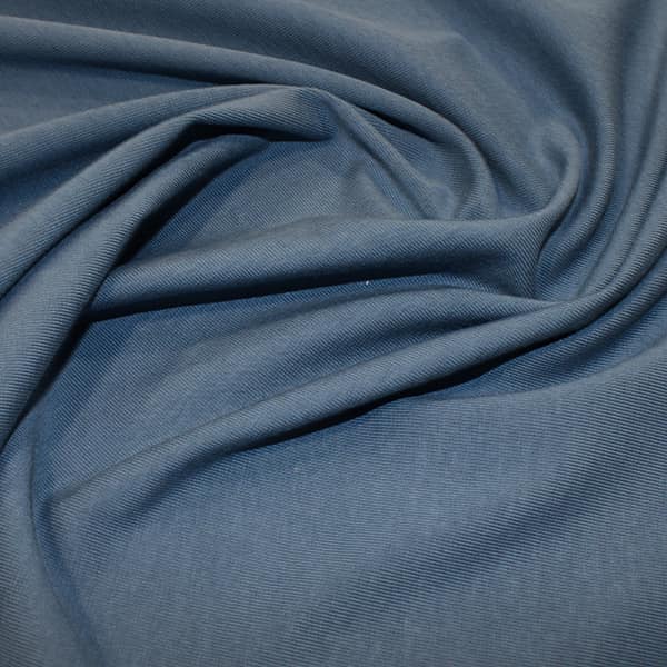 organic cotton leggings denim blue fabric
