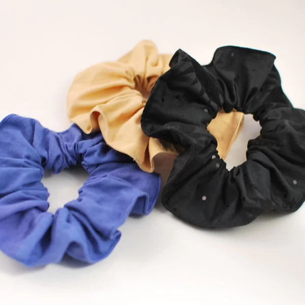 Large scrunchies | assorted plain colours eco hair scrunchies
