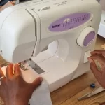 Learn to use your sewing machine workshop in London | creative activities for mental health