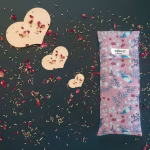 aromatherapy eye pillow birds on pink