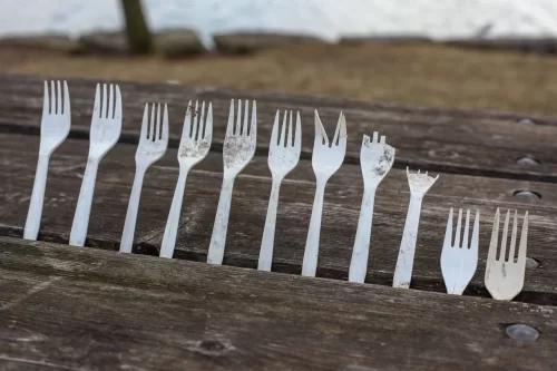 disposable cutlery degrading